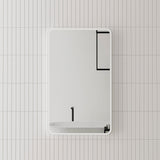 Retti Rectangular 450mm x 750mm Framed Mirror, Matte White Frame