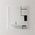 Retti Rectangular 750mm x 900mm Mirror with Matte White Frame
