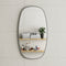 Riri Oblong 500mm x 900mm Mirror with Brushed Gunmetal Frame