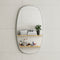 Riri Oblong 500mm x 900mm Mirror with Brushed Nickel Frame