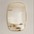 Riri Oblong 600mm x 900mm Mirror with Brushed Brass (Gold) Frame