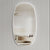 Riri Oblong 500mm x 900mm Mirror with Matte White Frame