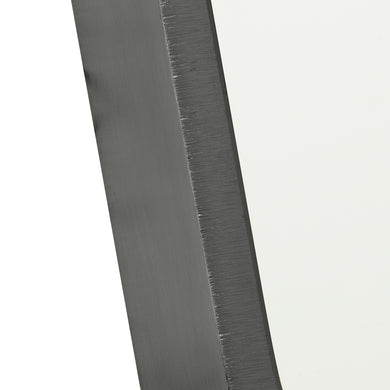 *Clearance* Riri Oblong 500mm x 900mm Framed Mirror, Brushed Gunmetal Frame