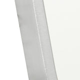 Riri Oblong 500mm x 900mm Framed Mirror, Brushed Nickel Frame