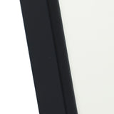Riri Oblong 500mm x 900mm Framed Mirror, Matte Black Frame
