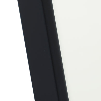 *Clearance* Riri Oblong 500mm x 900mm Framed Mirror, Matte Black Frame