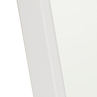 Riri Oblong 600mm x 900mm Framed Mirror, Matte White Frame