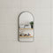 Arco Arch 400mm x 800mm Mirror with Brushed Gunmetal Frame