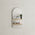 Arco Arch 400mm x 800mm Mirror with Brushed Nickel Frame