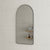 Arco Arch 550mm x 1000mm Mirror with Brushed Gunmetal Frame