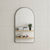 Arco Arch 550mm x 1000mm Mirror with Brushed Gunmetal Frame