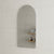 Arco Arch 550mm x 1000mm Mirror with Brushed Nickel Frame