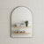 Arco Arch 700mm x 1000mm Mirror with Brushed Gunmetal Frame