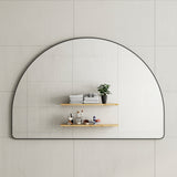 *Clearance* Arco Arch 1500mm x 1000mm Mirror with Matte Black Frame