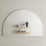 Arco Arch 1500mm x 1000mm Framed Mirror, Matte White Frame