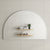 Arco Arch 1500mm x 1000mm Mirror with Matte White Frame