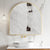 Arco Arch 1000mm x 1000mm Framed Mirror with Brushed Brass (Gold) Frame *Clearance Stock*