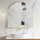 Arco Arch 1000mm x 1000mm Mirror with Brushed Brass (Gold) Frame