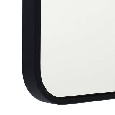 *Clearance* Arco Arch 700mm x 1000mm Framed Mirror, Matte Black Frame