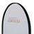 Arco Arch 400mm x 800mm Mirror with Matte Black Frame