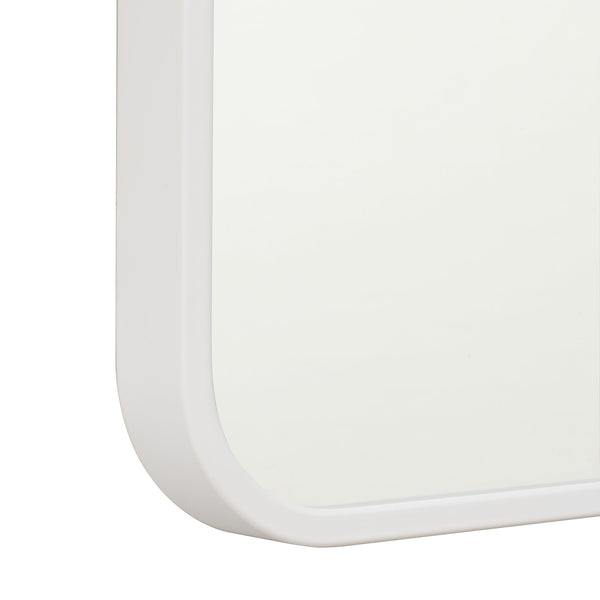 Arco Arch 1000mm x 1000mm Mirror with Matte White Frame
