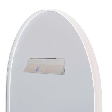 *Clearance* Arco Arch 400mm x 800mm Mirror with Matte White Frame