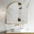 Arco Arch 1000mm x 1000mm Framed Mirror with Brushed Brass (Gold) Frame *Clearance Stock*