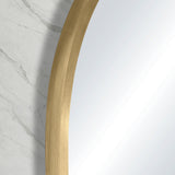 *Clearance* Arco Arch 1200mm x 800mm Mirror with Brushed Brass Gold Frame