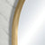 *Clearance* Arco Arch 1200mm x 800mm Mirror with Brushed Brass Gold Frame