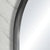 Arco Arch 550mm x 1000mm Framed Mirror, Brushed Gunmetal Frame