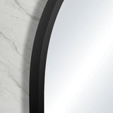 *Clearance* Arco Arch 1500mm x 1000mm Mirror with Matte Black Frame
