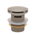 Dome Pop Short Bath Waste 40mm with Overflow and Pull-Out Basket, Brushed Nickel
