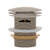 Dome Pop Short Bath Waste 40mm with Overflow and Pull-Out Basket, Brushed Nickel