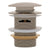 Dome Pop Short Bath Waste 40mm with Overflow and Pull-Out Basket, Brushed Nickel