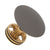Dome Pop Short Bath Waste 40mm with Overflow and Pull-Out Basket, Brushed Gunmetal