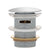 Dome Pop Short Bath Waste 40mm with Overflow and Pull-Out Basket, Polished Chrome