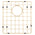 Retto II Stainless Steel Sink Grid 350 x 400mm with Rear Waste Hole, Brushed Brass Gold