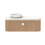 ADP Surry Wall Hung 1200mm Single Left Offset Bowl Vanity Cabinet