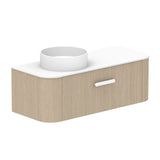 ADP Surry Wall Hung 1200mm Single Left Offset Bowl Vanity Cabinet
