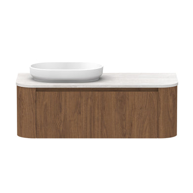 ADP Surry Wall Hung 1200mm Single Left Offset Bowl Vanity Cabinet