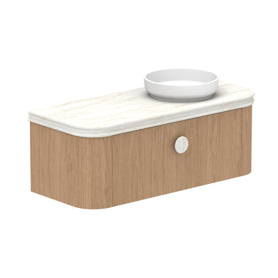 ADP Surry Wall Hung 1200mm Single Right Offset Bowl Vanity Cabinet