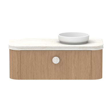 ADP Surry Wall Hung 1200mm Single Right Offset Bowl Vanity Cabinet