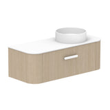ADP Surry Wall Hung 1200mm Single Right Offset Bowl Vanity Cabinet