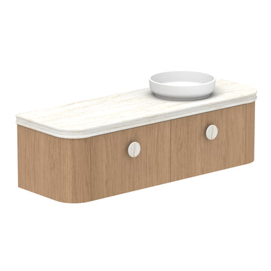 ADP Surry Wall Hung 1500mm Single Right Offset Bowl Vanity Cabinet