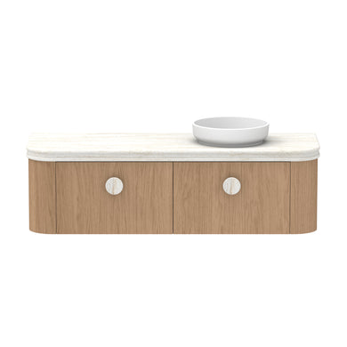ADP Surry Wall Hung 1500mm Single Right Offset Bowl Vanity Cabinet