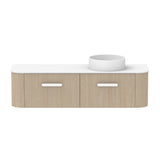 ADP Surry Wall Hung 1500mm Single Right Offset Bowl Vanity Cabinet