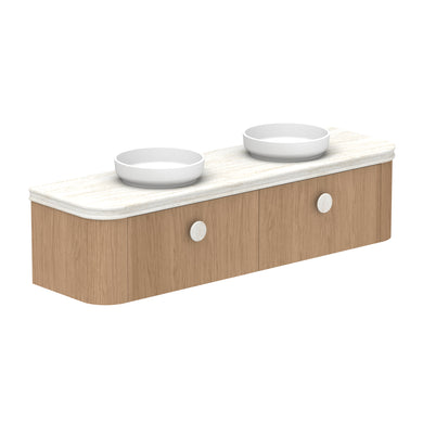 ADP Surry Wall Hung 1800mm Double Bowl Vanity Cabinet