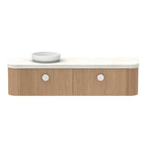 ADP Surry Wall Hung 1800mm Single Left Offset Bowl Vanity Cabinet