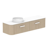 ADP Surry Wall Hung 1800mm Single Left Offset Bowl Vanity Cabinet