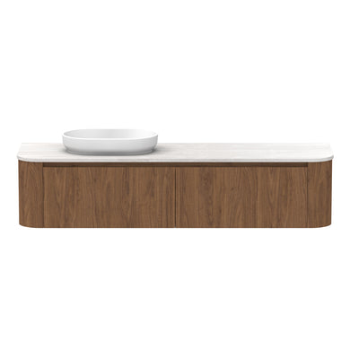 ADP Surry Wall Hung 1800mm Single Left Offset Bowl Vanity Cabinet